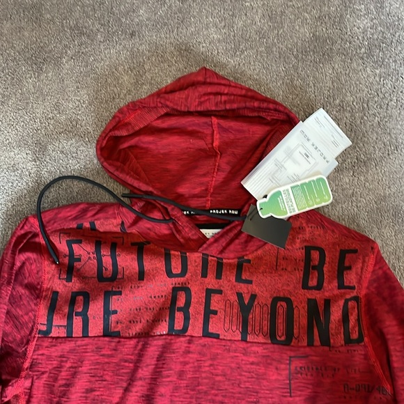 Projek Raw - Tip Top Men’s Medium. Red, spring hoodie. New with Tags - Picture 3 of 8
